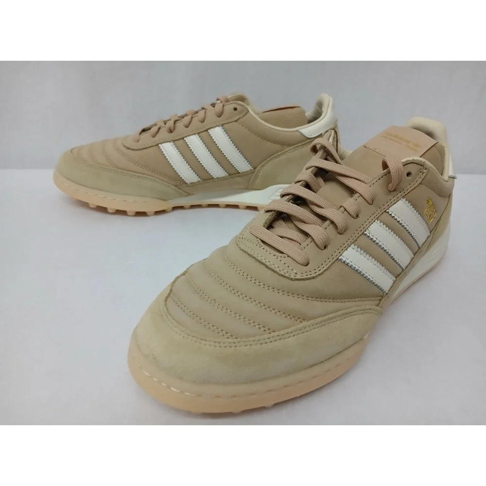 Adidas Men's Mundial Team RS Casual Soccer Shoes IE9028 Magic Beige White Sz 7.5